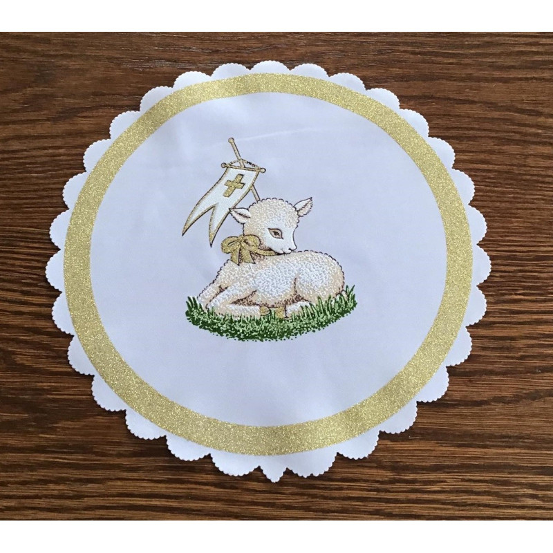 Serwetka 35cm Z Nadrukiem Świątecznym Baranek