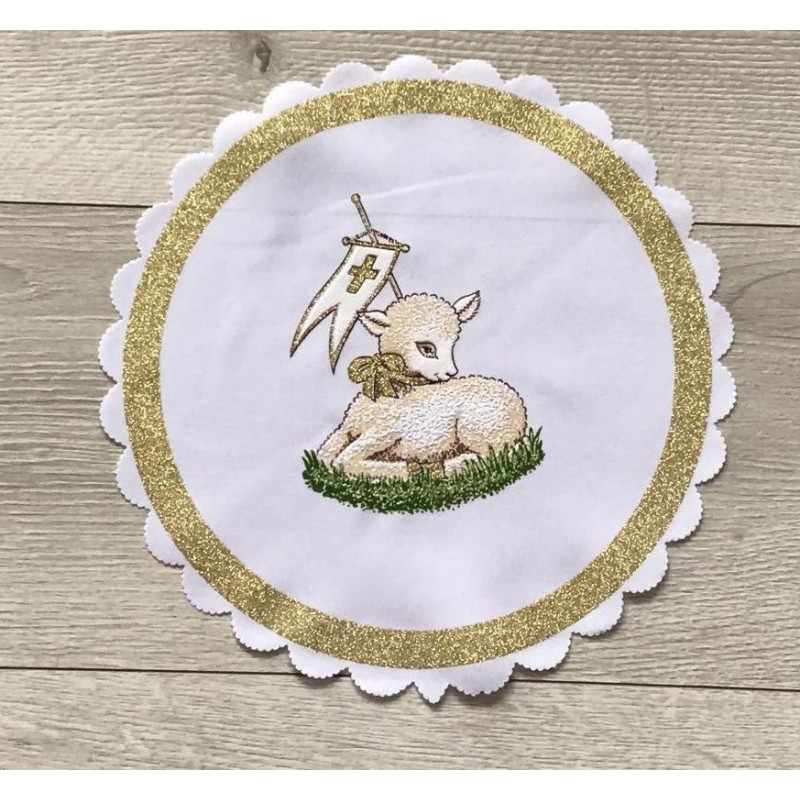 Serwetka 35cm Z Nadrukiem Świątecznym Baranek