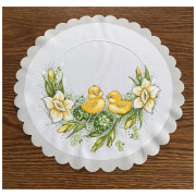 Serwetka 35cm Z Nadrukiem Świątecznym Kurczaczki