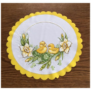 Serwetka 35cm Z Nadrukiem Świątecznym Kurczaczki