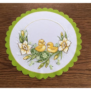 Serwetka 35cm Z Nadrukiem Świątecznym Kurczaczki