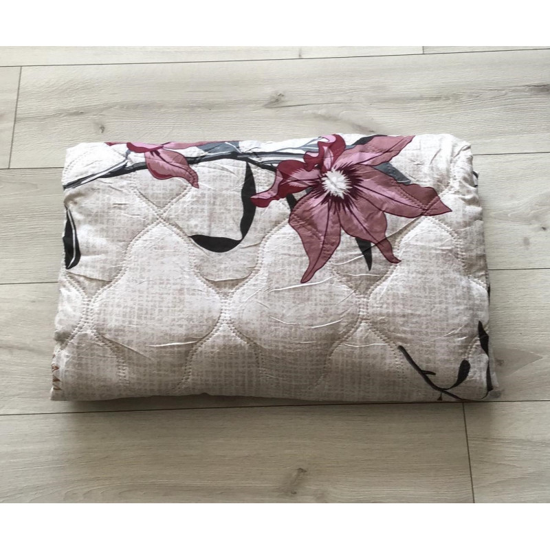 Kołdra Pikowana Cienka Na Lato 220x200 Cm Kwiaty