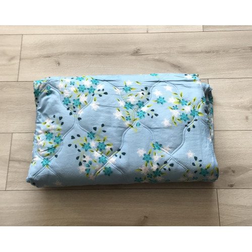 Kołdra Pikowana Cienka Na Lato 220x200 Cm Kwiaty