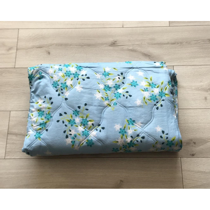 Kołdra Pikowana Cienka Na Lato 220x200 Cm Kwiaty