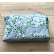 Kołdra Pikowana Cienka Na Lato 220x200 Cm Kwiaty