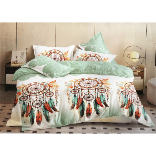 Pościel 3D Satyna Bawełniana 160/200 4cz Łapacze Snów