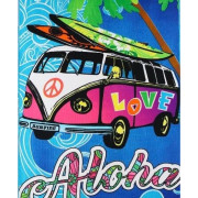 Ręcznik Plażowy 72x146cm Mikrofibra Surf Paradise