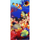 Ręcznik Plażowy 72x146cm Mikrofibra Rybki