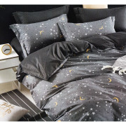 Pościel 220x200 Dwustronna Bawełna Satynowa Collection World Gwiazdki