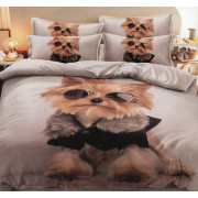 Pościel 3D Satyna Bawełniana 140/200 4cz York w Okularach