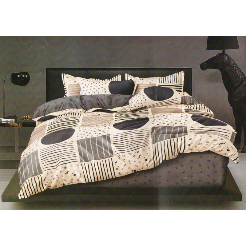 Pościel 3D Satyna Bawełniana 160/200 3cz Grafika