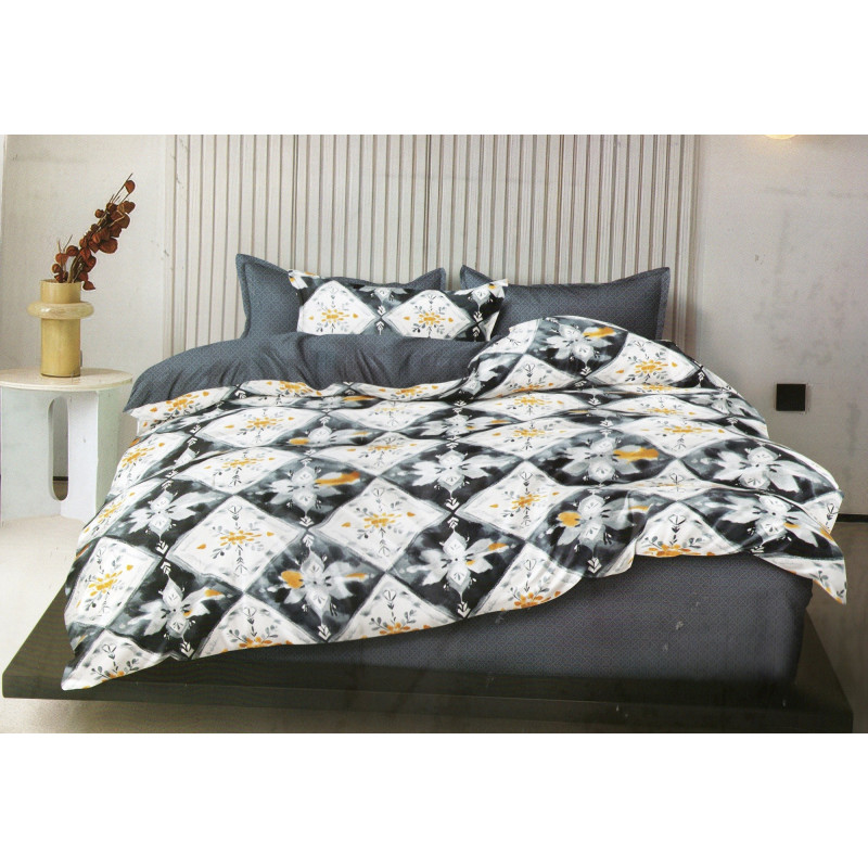 Pościel 3D Satyna Bawełniana 160/200 3cz Grafika