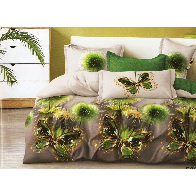 Pościel 3D Satyna Bawełniana 160/200 3cz Motyle