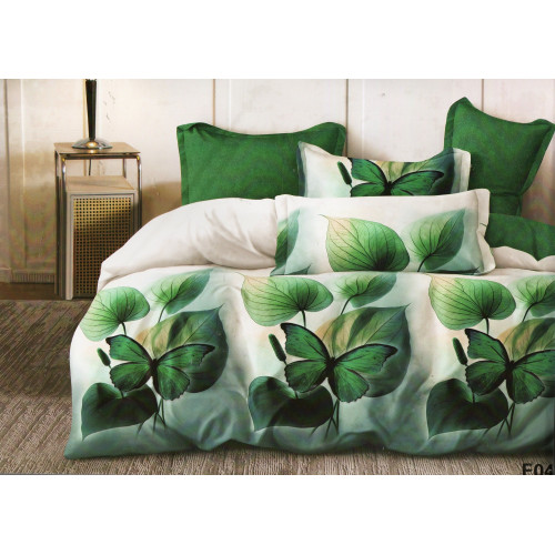 Pościel 3D Satyna Bawełniana 160/200 3cz Motyle