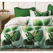 Pościel 3D Satyna Bawełniana 160/200 3cz Motyle