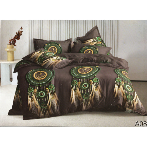 Pościel 3D Satyna Bawełniana 160/200 3cz Łapacze Snów