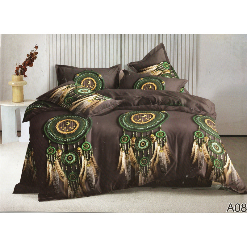 Pościel 3D Satyna Bawełniana 160/200 3cz Łapacze Snów