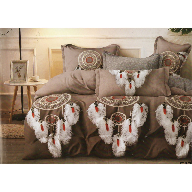 Pościel 3D Satyna Bawełniana 160/200 3cz Łapacze Snów