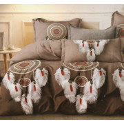 Pościel 3D Satyna Bawełniana 160/200 3cz Łapacze Snów