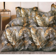 Pościel 3D Satyna Bawełniana 160/200 3cz Pióra