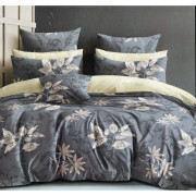 Pościel 160x200 Dwustronna Bawełna Satynowa Collection World Liście