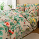 ościel Gruba Z Mikrofibry Miś 220x200cm 3cz Kwiaty/Ptaki