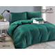 Pościel Mikrofibra Welurowa Minky 220x200 Zieleń Butelkowa