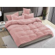 Pościel Clasic Gładka Mikrofibra 160x200 3cz Pudrowy Róż