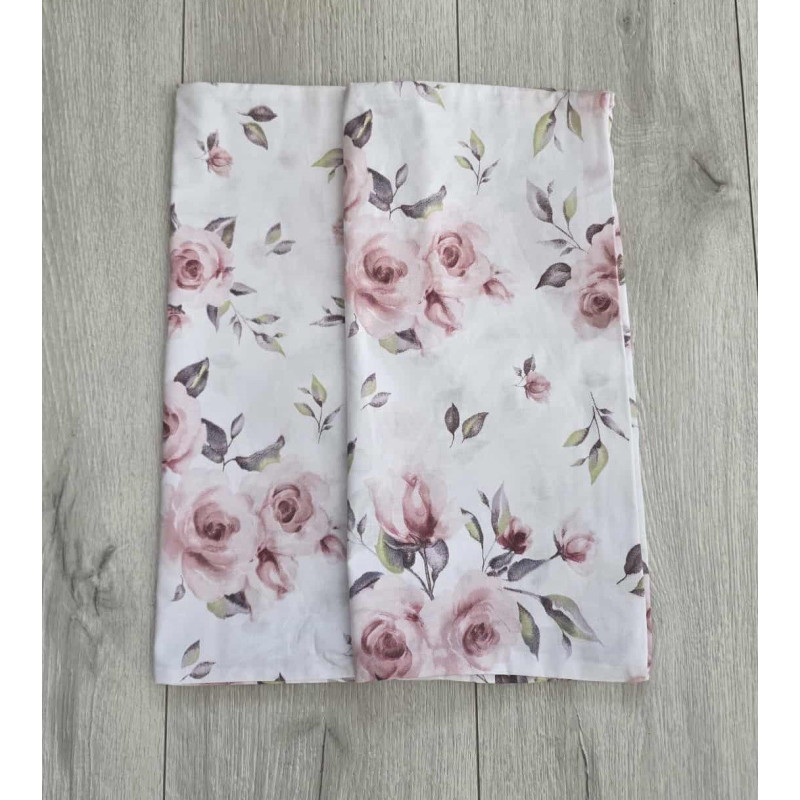 Poszewki Bawełniane 40x40cm Kpl 2 Szt Różyczki