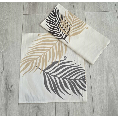 Poszewki Bawełniane 40x40cm Kpl 2 Szt Liście