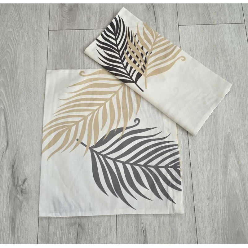 Poszewki Bawełniane 40x40cm Kpl 2 Szt Liście