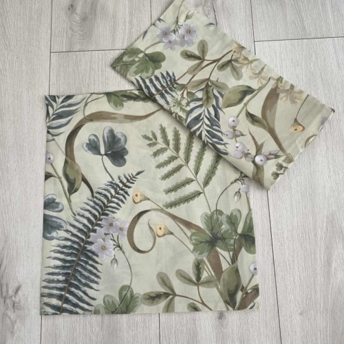 Poszewki Bawełniane 40x40cm Kpl 2 Szt Liście
