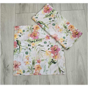 Poszewki Bawełniane 40x40cm Kpl 2 Szt Kwiaty