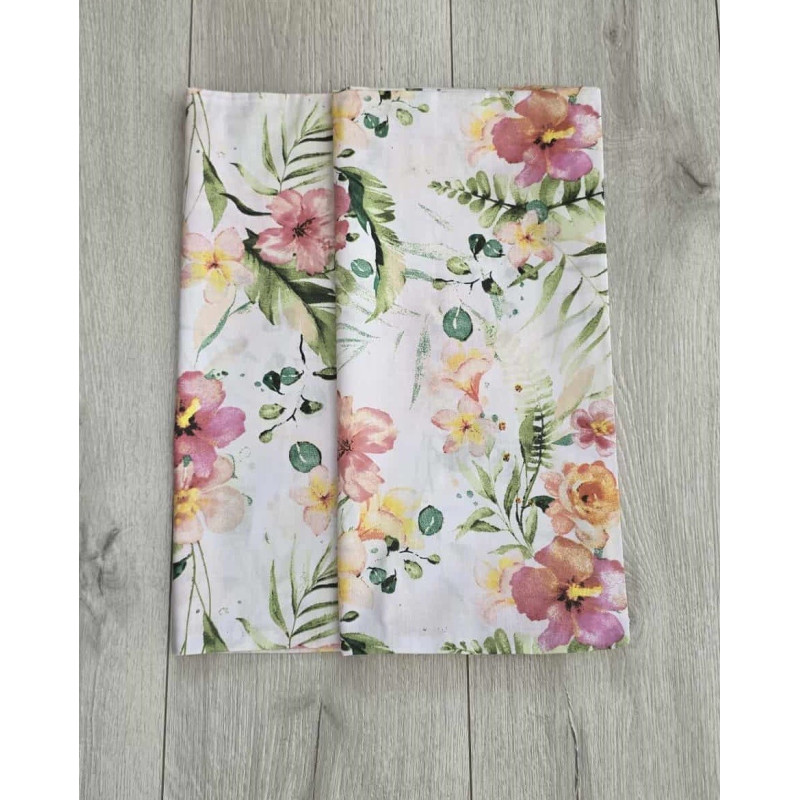 Poszewki Bawełniane 40x40cm Kpl 2 Szt Kwiaty