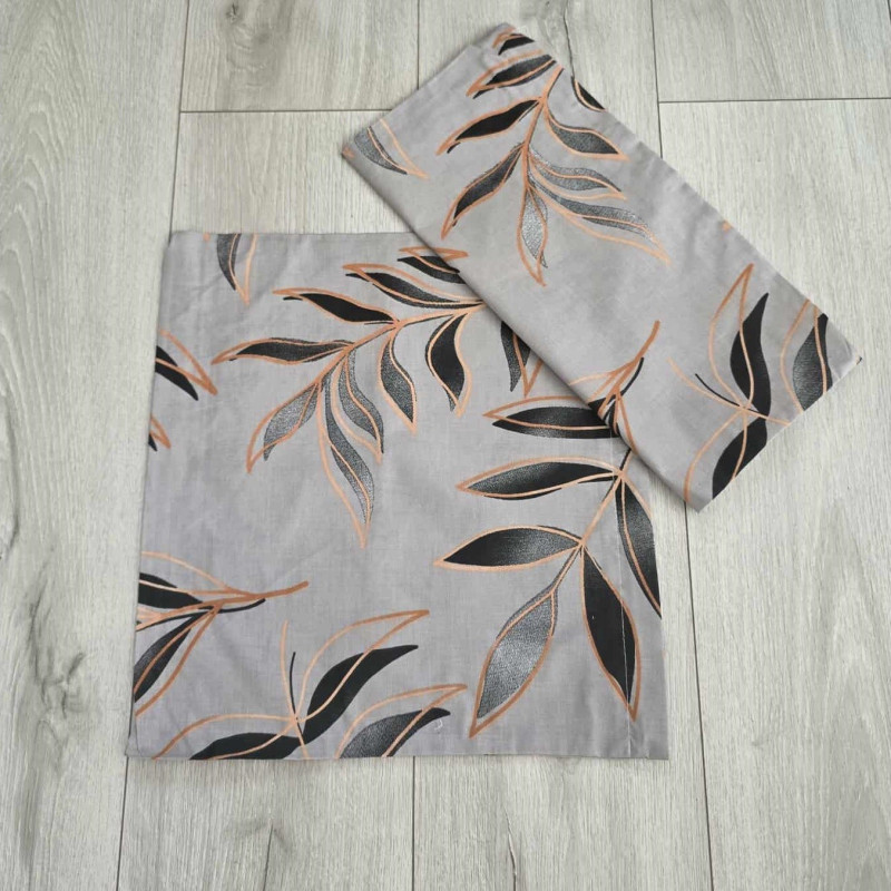 Poszewki Bawełniane 40x40cm Kpl 2 Szt Liście