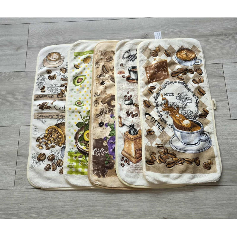 Ręczniki Mikrofibra Z Zawieszką 25x50cm Kpl 5 szt Mix Wzorów