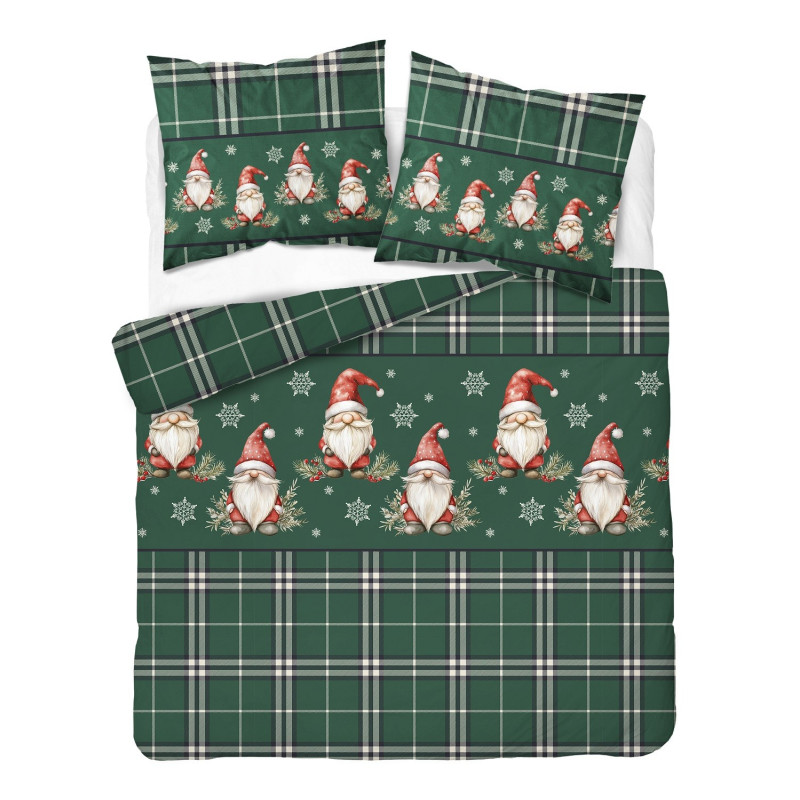 Pościel Flanela 160x200 100% Bawełna Detexpol 5622B Wzór Świąteczny