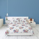 Pościel Flanela 160x200 100% Bawełna Detexpol 5629A Kwiaty