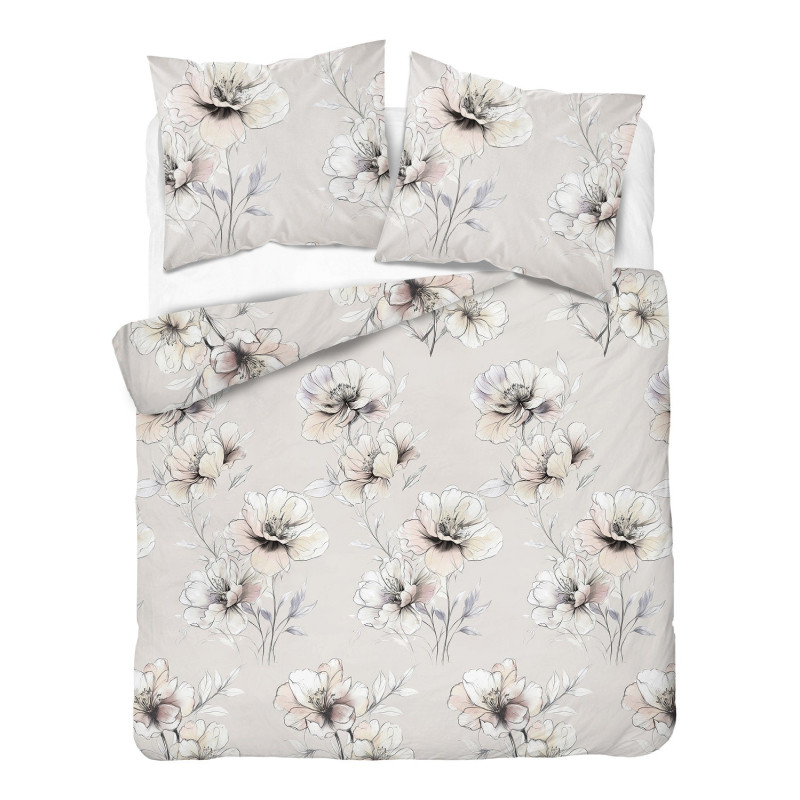 Pościel Flanela 160x200 100% Bawełna Detexpol 5637B Kwiaty