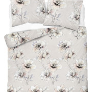 Pościel Flanela 160x200 100% Bawełna Detexpol 5637B Kwiaty