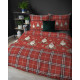 Pościel Flanela 220x200 100% Bawełna Detexpol 5622A Wzór Świąteczny Sk...